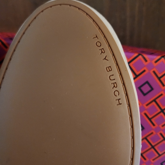Tory Burch NEW Eddie Ballet Soft Naplak Color Goan Sand Size 8.5M Style 70442 - Picture 7 of 12